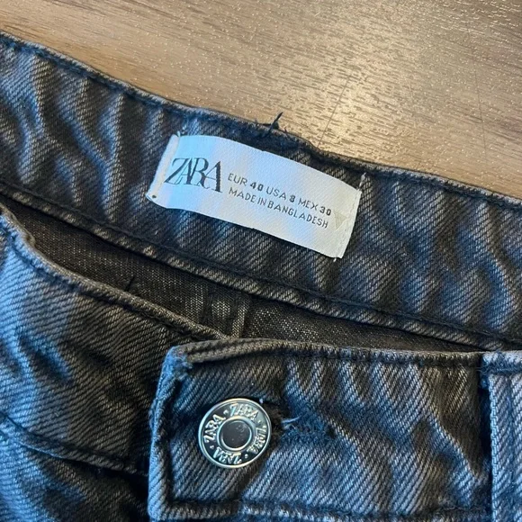 Zara mid rise cargo jeans size 8 - Picture 4 of 4